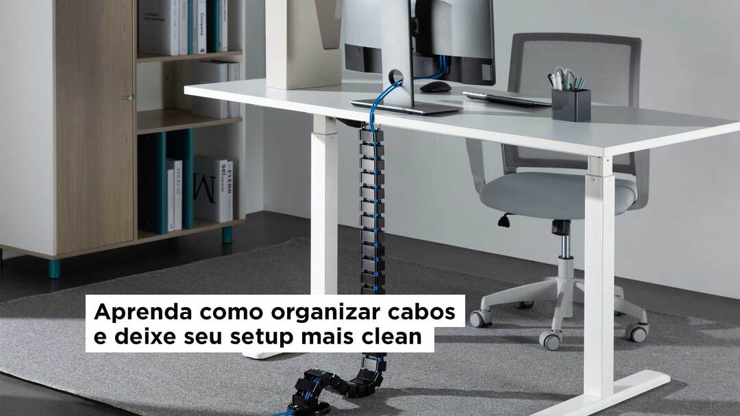 Aprenda como organizar cabos e deixe seu setup mais clean