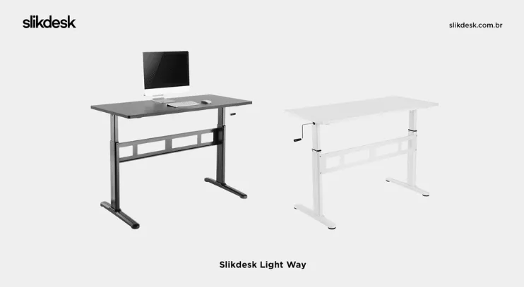 Mesa com Regulagem manual SlikDesk Light Way